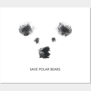 Save polar bears Posters and Art